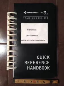 Embraer Phenom 100 QRH Quick Reference Handbook,  United States.
